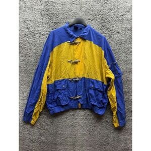 Vintage‎ Karl Kani Jeans Embroidered Windbreaker Jacket Multicolor Mens Size XXL